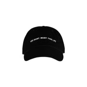 Text Black Dad Hat - YDWTL