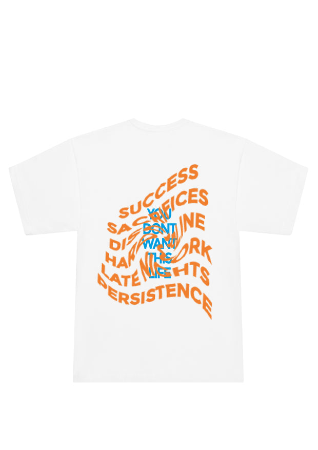 New Wave T-Shirt (White) - YDWTL