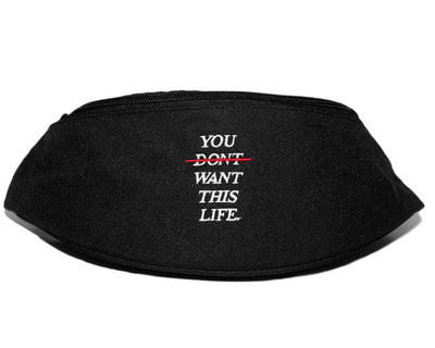 Redline Black Bum Bag / Fanny Pack - YDWTL