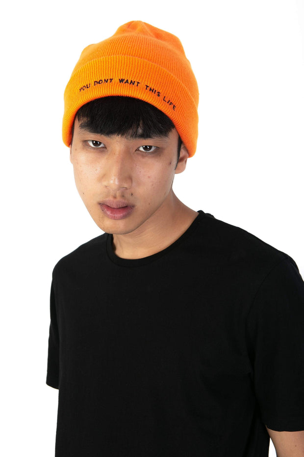 Orange Nova Beanie - YDWTL