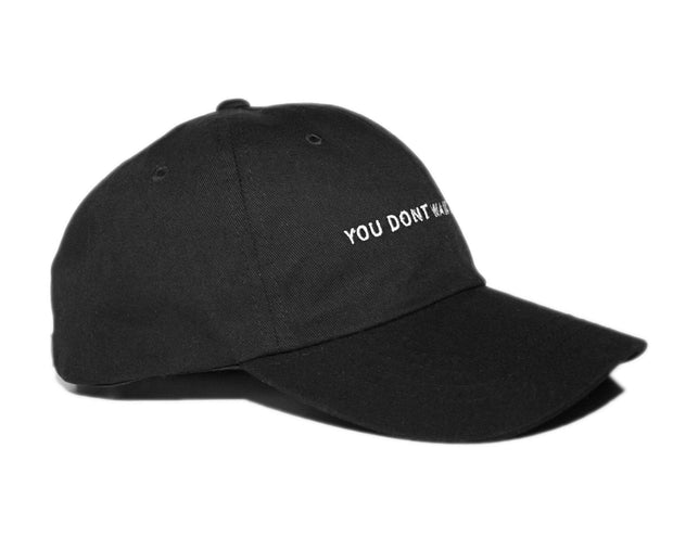 Text Black Dad Hat - YDWTL