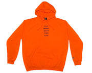 Limited Edition Safety Orange Redline Hoodie - YDWTL